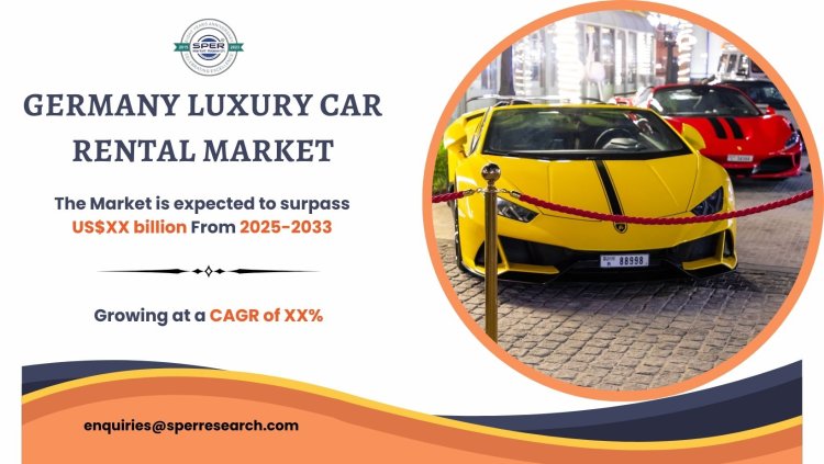 Germany Luxury Car Rental Market Rising Trends, Revenue Growth Drivers, Key Players, Business Opportunities, Demand and Forecast Analysis till 2033: SPER Market Research